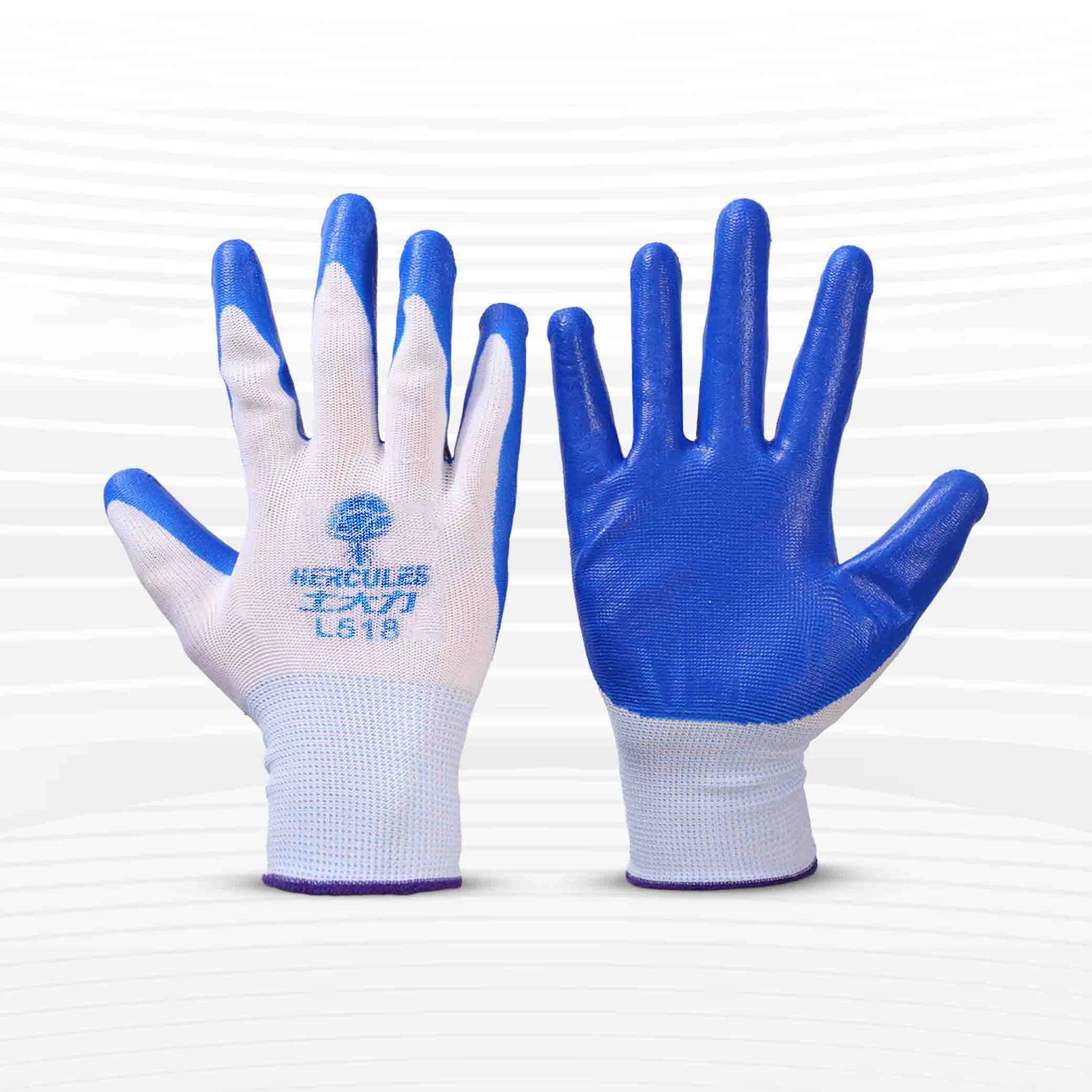 Glove 2-1740039822 Hand Gloves Hercules L518 (Blue) - Image 1